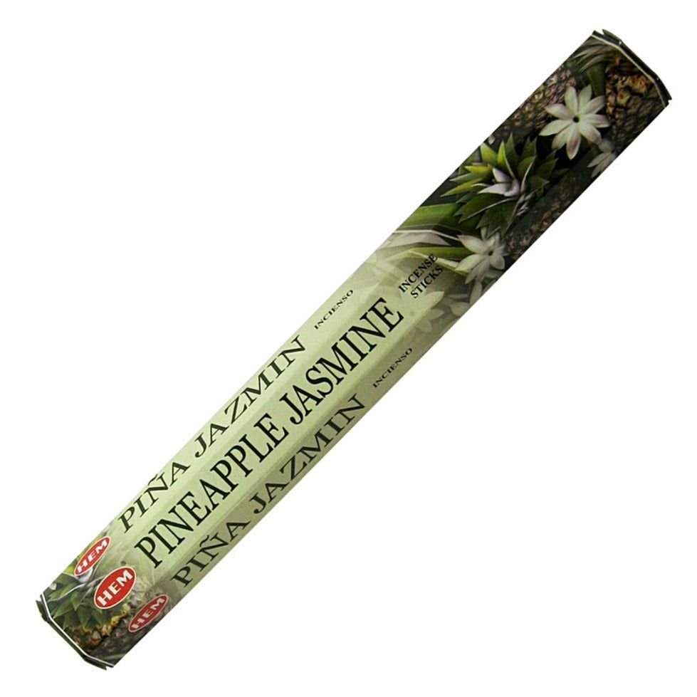 Pineapple Jasmine HEM Incense Stick 20 Pack, SKU PIJ20, UPC 700317377214