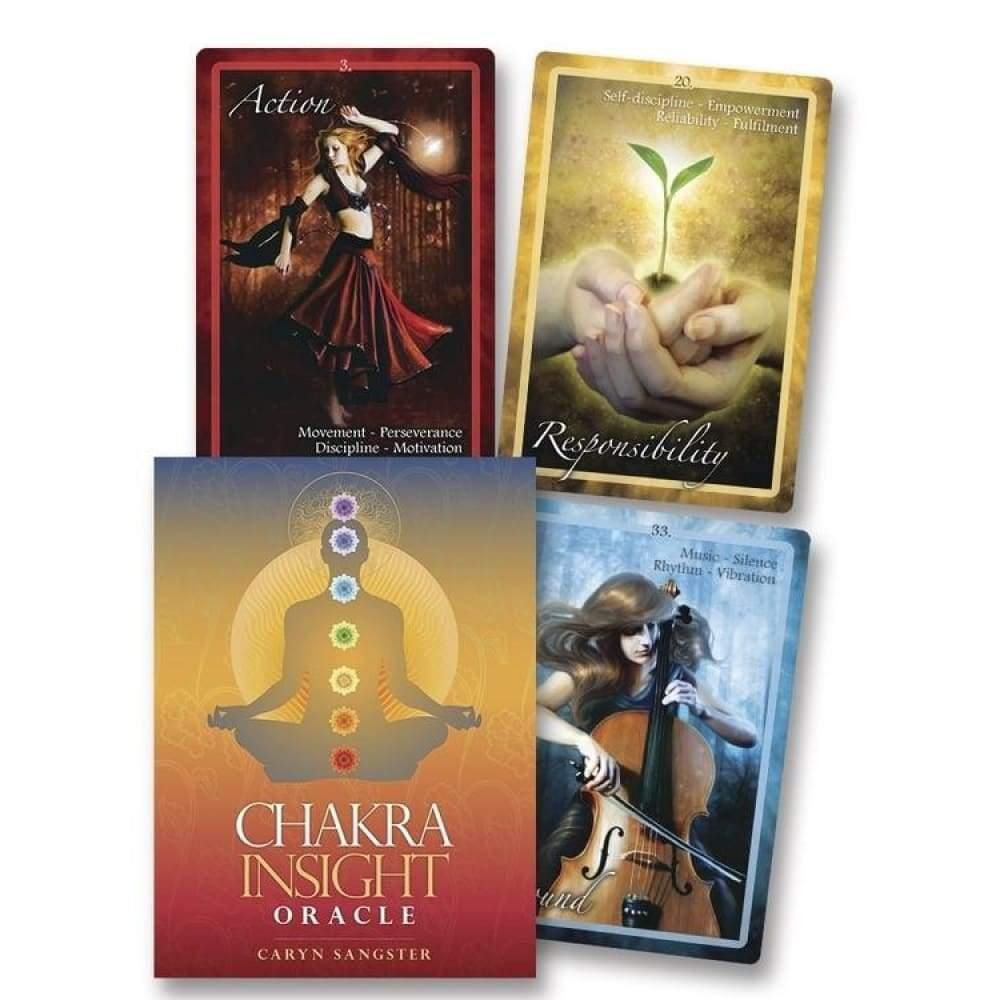 Chakra Insight Oracle by Caryn Sangster, Amy Edwards, SKU LW1765, UPC 6016237271216