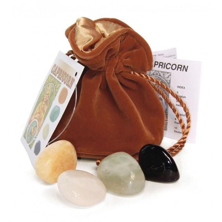 Capricorn Astrological Crystal Talismans by Lo Scarabeo, SKU LW1121, UPC 6016209555504