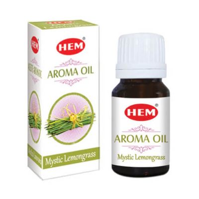 10 ml Hem Aroma Oils - Mystic Lemongrass, SKU Hoil-LG-1, UPC 700317302896