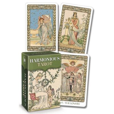 Harmonious Tarot Mini by Walter Crane, Ernest Fitzpatrick, Lo Scarabeo, SKU LW303, UPC 6016200940903