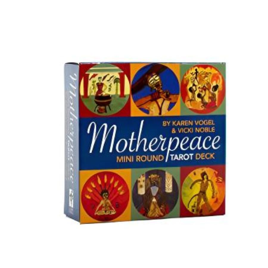 Mini Motherpeace Round Tarot Deck by Karen Vogel, Vicki Noble, SKU UG-MMP78, UPC 6016201177131