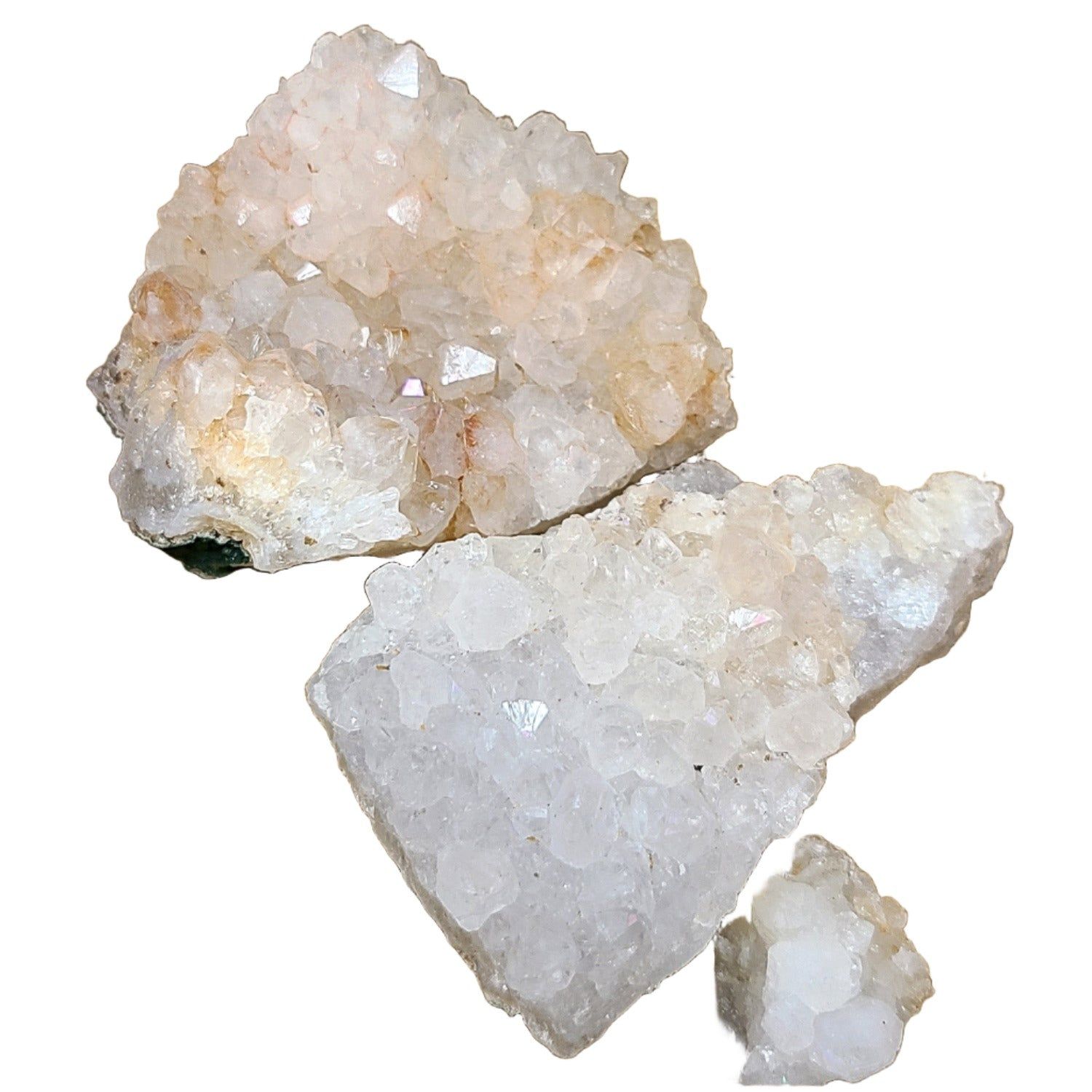 6 oz Rainbow Druzy Crystal Cluster, SKU Druzy-Rain, UPC 700317301356