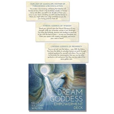 Dream Goddess Empowerment Deck by Kelly Sullivan Walden, Rassouli, SKU LW873, UPC 6016206146132