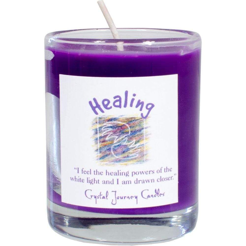 Reiki Charged Soy Herbal Filled Votive Candle - Healing, SKU KH-39214, UPC 6016205116198
