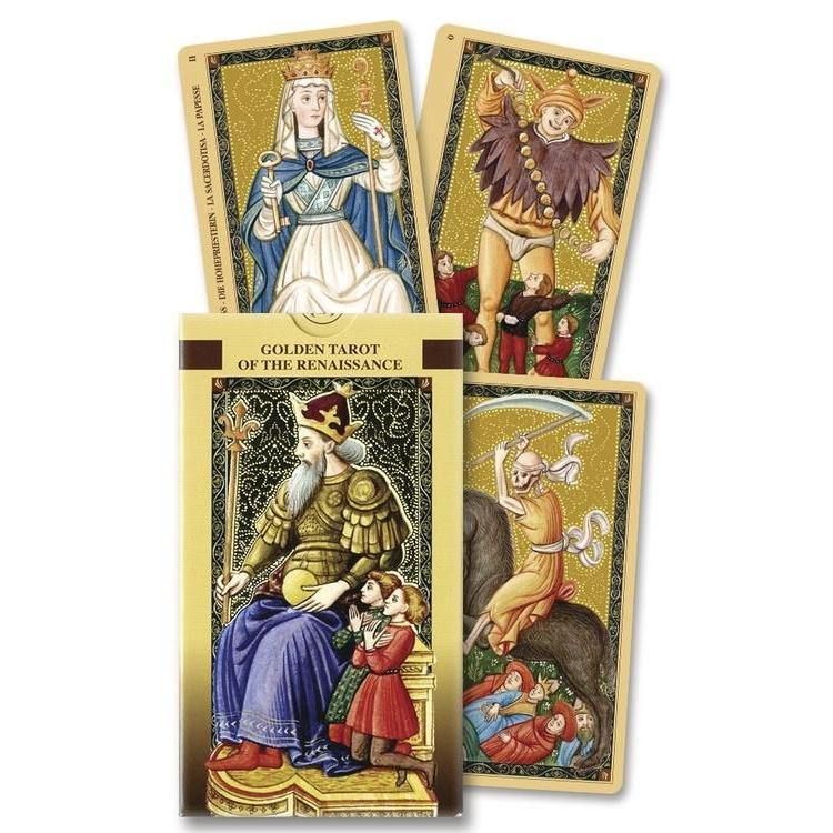 Golden Tarot of the Renaissance by Lo Scarabeo, SKU LW1695, UPC 6016229530529