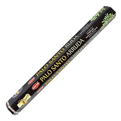 Premium Masala HEM Incense Sticks 15 grams - Palo Santo &amp; Ruda, SKU B03-142-PSAR20, UPC 700317375586
