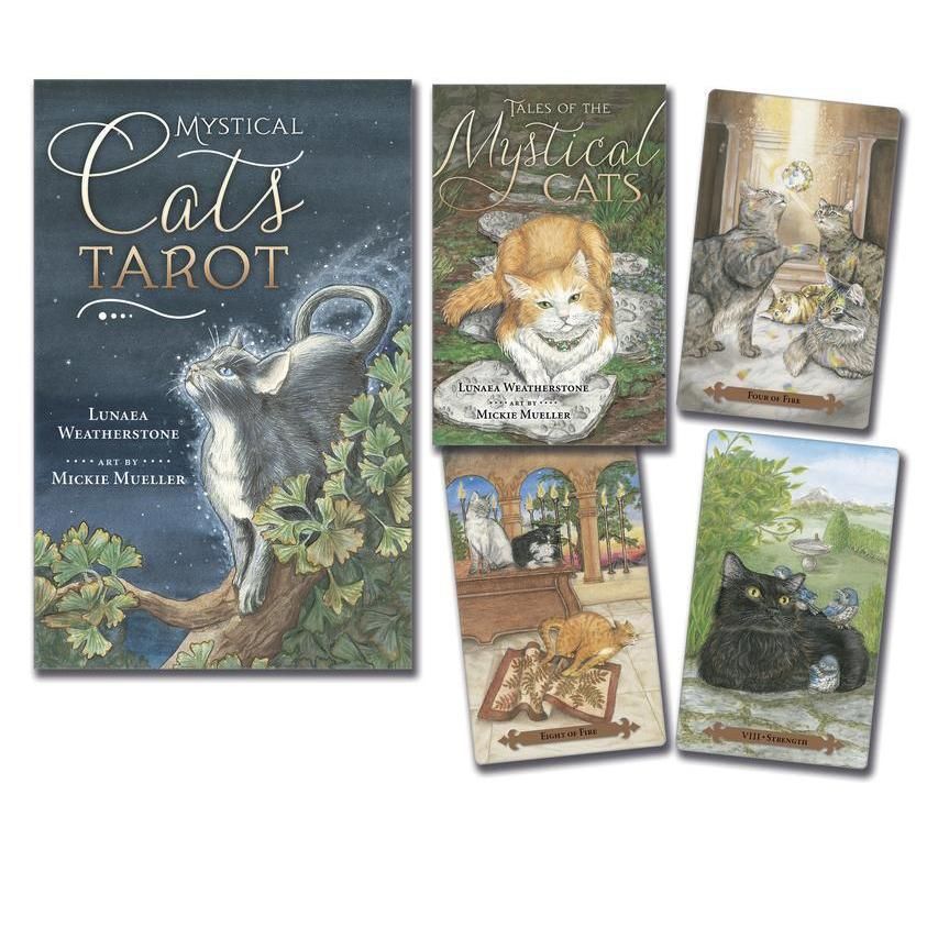 Mystical Cats Tarot by Lunaea Weatherstone, Mickie Mueller, SKU LW1039, UPC 6016208241255