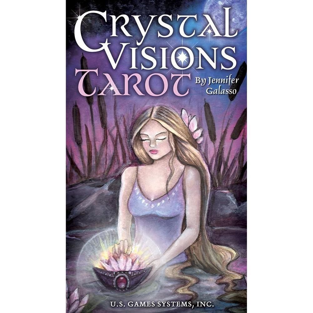 Crystal Visions Tarot Deck by Jennifer Galasso, SKU UG-CV78, UPC 6016200709708