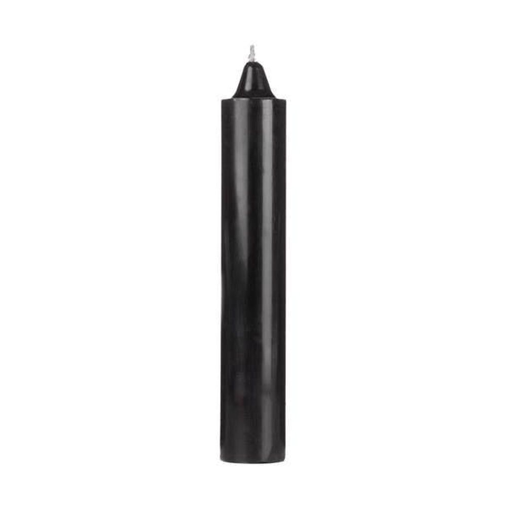 9&quot; Black Jumbo Pillar Candle, SKU RM-9125, UPC 6016212314365