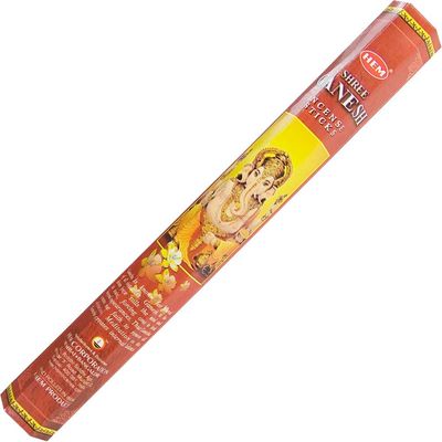 Ganesh HEM Incense Stick 20 Pack, SKU GA20, UPC 700317377115
