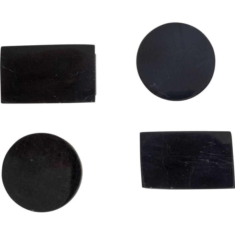 EMF Cell Phone Protection Disc &amp; Plate - Black Tourmaline (Set of 4), SKU KH-63150, UPC 60162059119…