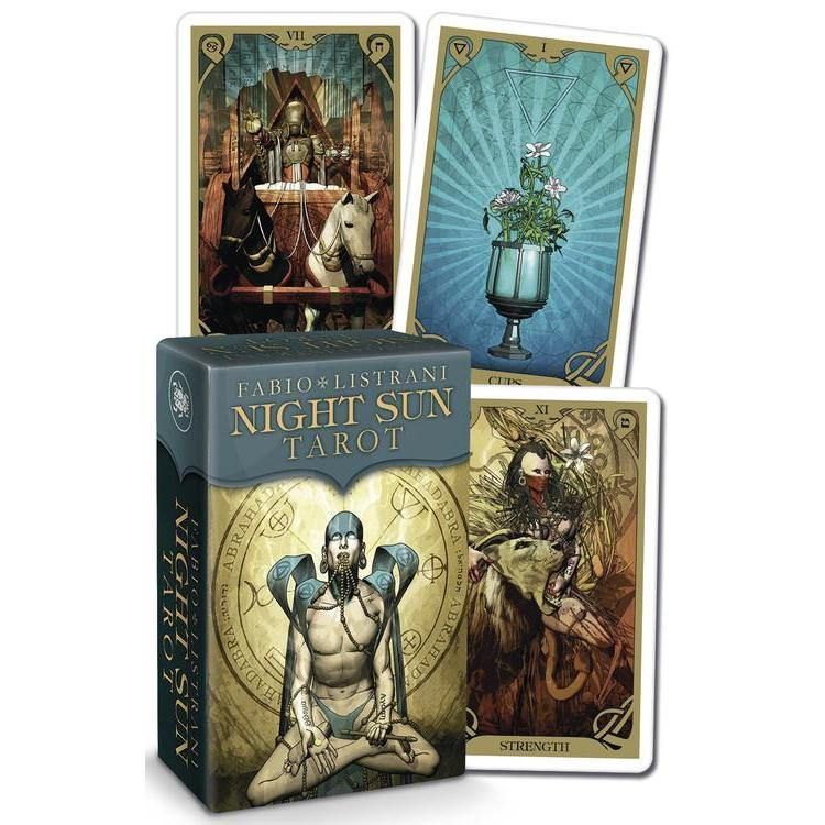 Tarot of the Night Sun Mini by Lo Scarabeo, SKU LW669, UPC 6016204053098