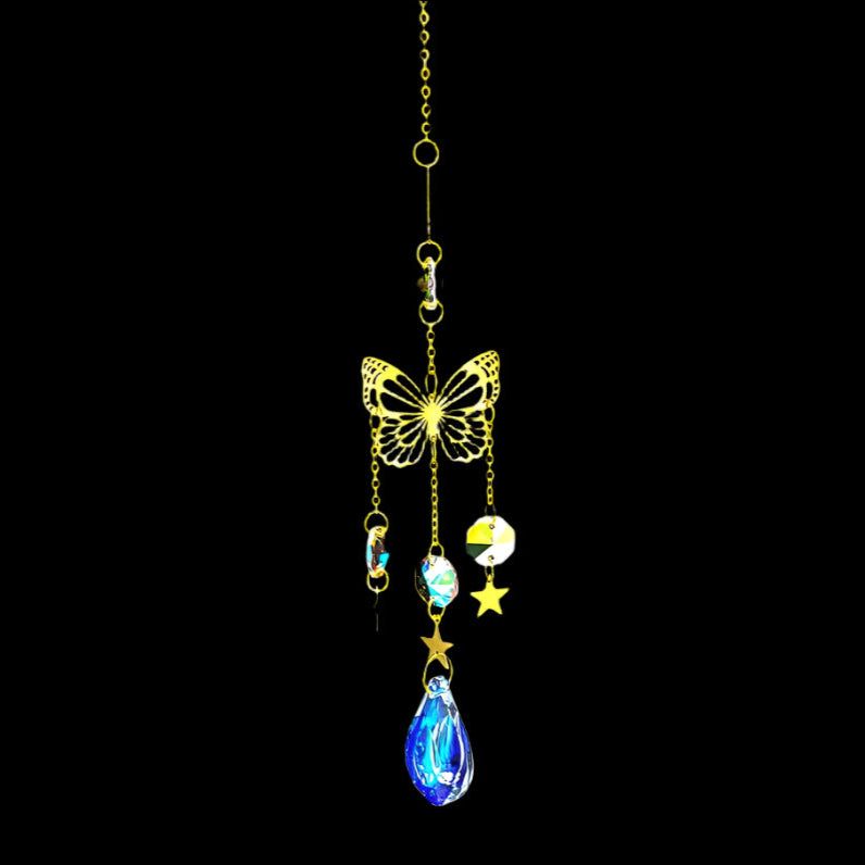 15&quot; Sun Catcher - Butterfly Prism, SKU SCWH-15, UPC 700317417590