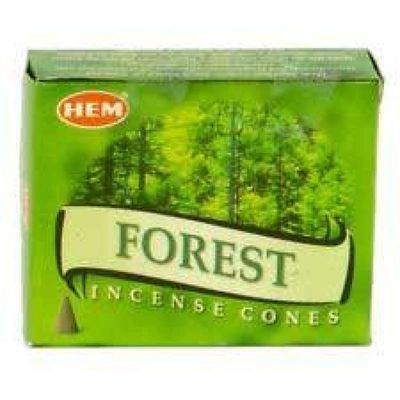 Forest HEM Cone Incense (10 Cones), SKU FO12, UPC 6016201560513