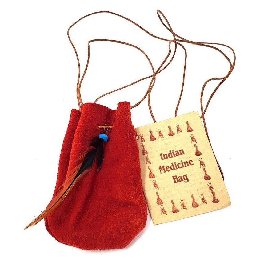 3&quot; Medicine Dream Bag - Red, SKU Med-Bag-Red, UPC 6016225243232