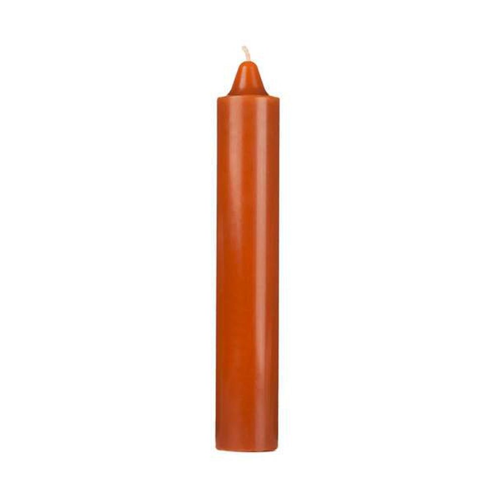 9&quot; Brown Jumbo Pillar Candle, SKU RM-9131, UPC 6016200459450