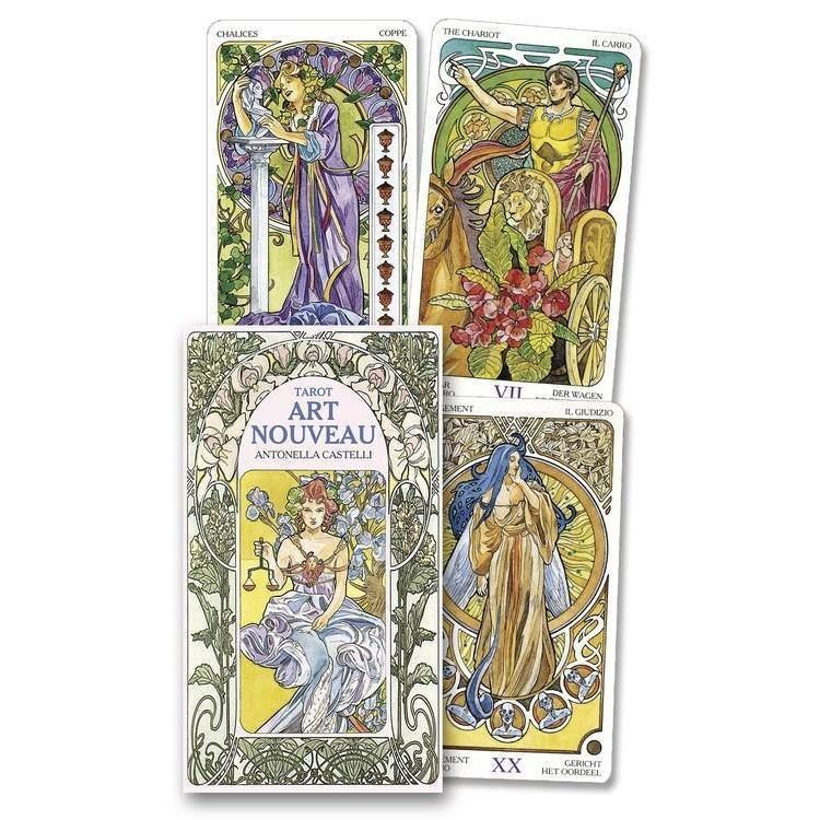 Tarot Art Nouveau Deck by Lo Scarabeo, SKU LW341, UPC 6016201098023