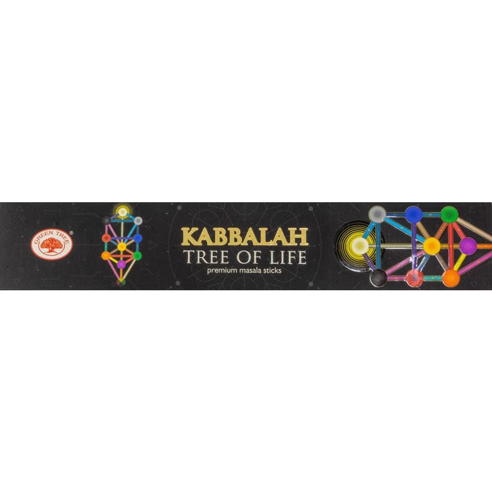 Green Tree Incense 15 gram - Kabbalah Tree of Life (Pack of 12), SKU KH-72795, UPC 6016208039043