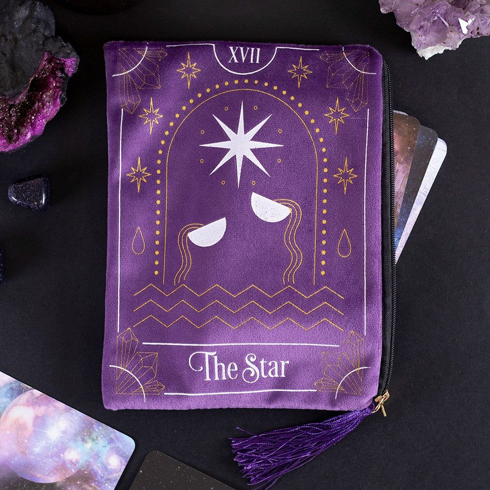 5&quot; The Star Tarot Card Zipper Pouch, SKU PG-14191, UPC 6016017921973
