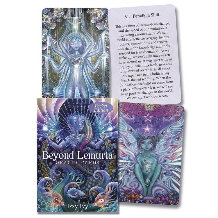 Beyond Lemuria Oracle Cards (Pocket Edition) by Izzy Ivy, SKU LW636, UPC 6016203735711