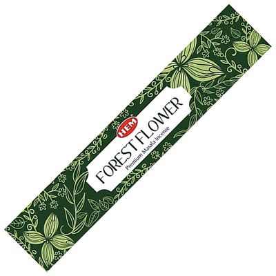 Premium Masala HEM Incense Sticks 15 grams - Forest Flower, SKU C08-03-HEM15-07, UPC 700317375470