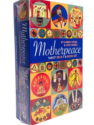 Mini Motherpeace Round Tarot Deck &amp; Book Set by Karen Vogel, Vicki Noble, SKU UG-MMPS99, UPC 601620…