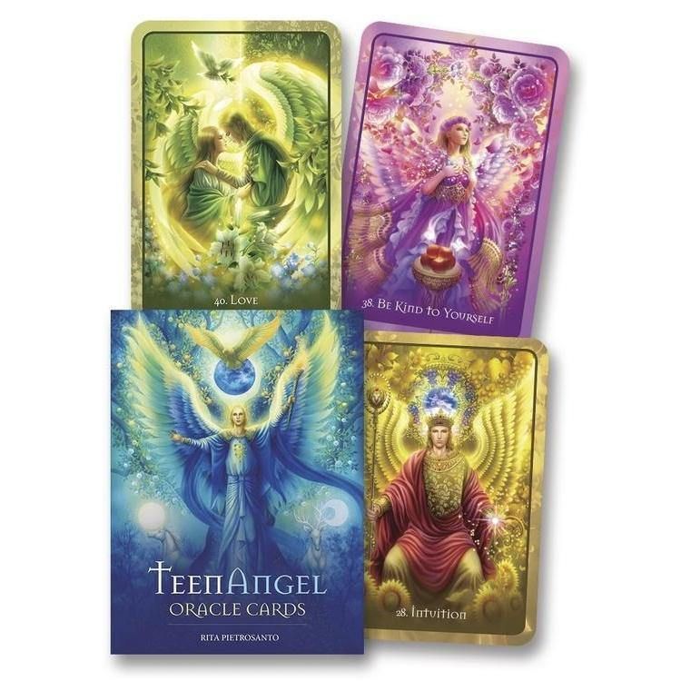 TeenAngel Oracle Cards by Rita Pietrosanto, Miki Okuda, SKU LW1089, UPC 700317034667