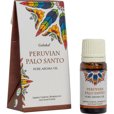 Goloka Pure Aroma Oil 10 ml - Peruvian Palo Santo, SKU KH-74215-D12, UPC 6016003083029