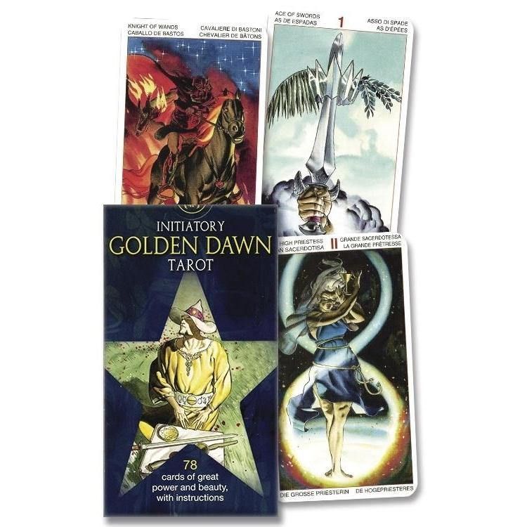 Initiatory Golden Dawn Tarot Deck by Lo Scarabeo, SKU LW1228, UPC 6016211650617