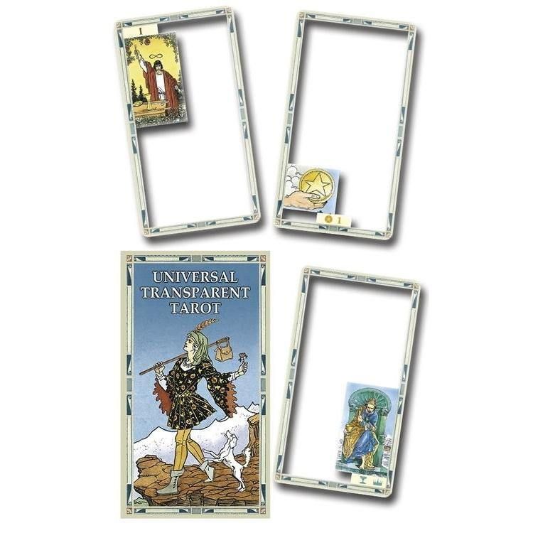 Universal Transparent Tarot Deck by Lo Scarabeo, SKU LW679, UPC 6016204211283