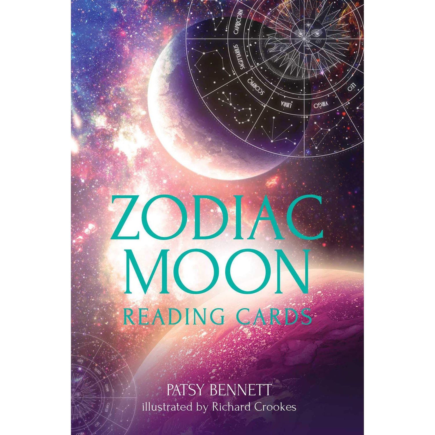 Zodiac Moon Reading Cards by Patsy Benett, Richard Crookes, SKU RP-249, UPC 6016218987921