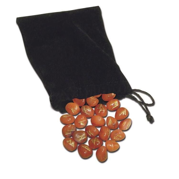 Red Carnelian Runes by Lo Scarabeo, SKU LW618, UPC 6016203419437