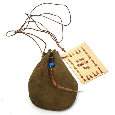 3&quot; Medicine Dream Bag - Olive Green, SKU Med-Bag-OG, UPC 6016211970920