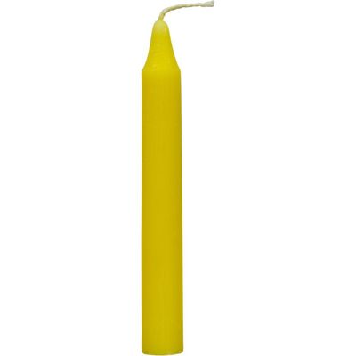 Mini Ritual Candles - Yellow (Pack of 20), SKU KH-81655, UPC 6016214778769