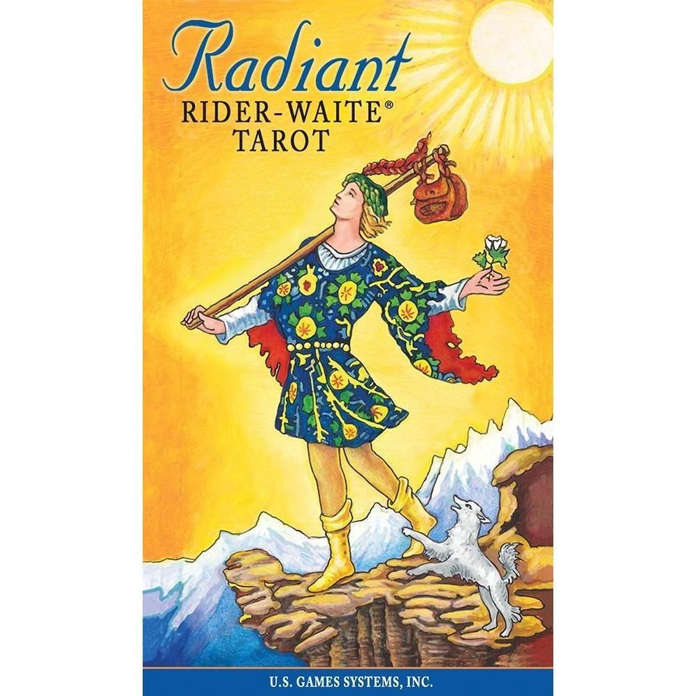 Radiant Rider-Waite Tarot by Virginijus Poshkus, Pamela Colman Smith, SKU UG-RAD78, UPC 60162017287…