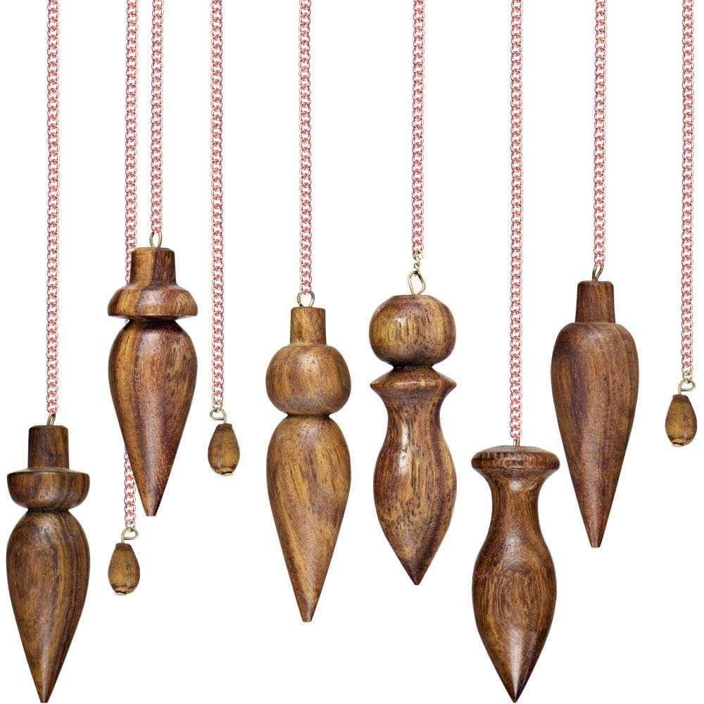 Wood Pendulum - Assorted Shapes (Set of 6), SKU KH-61117, UPC 6016221748762