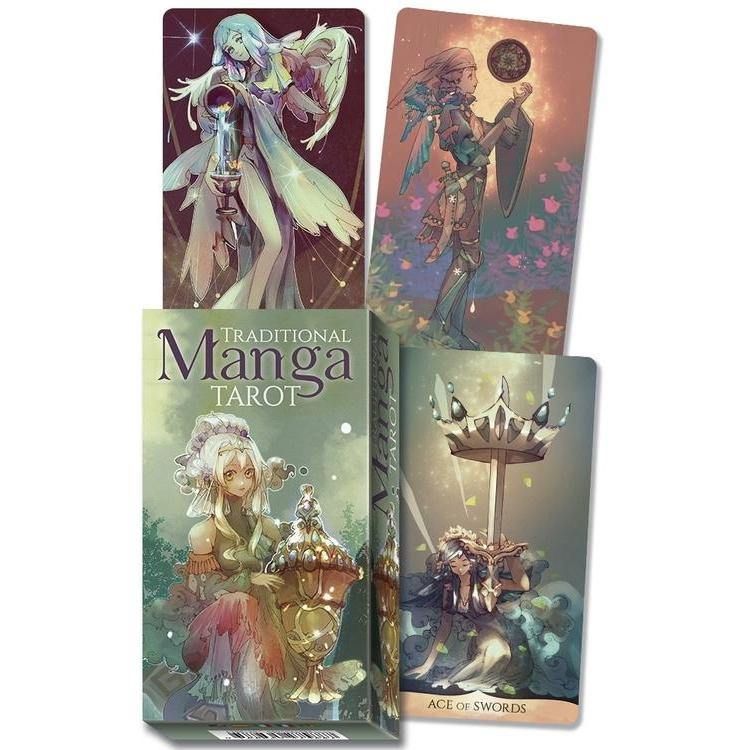 Traditional Manga Tarot by Shou Xueting, Riccardo Minetti, SKU LW1343, UPC 6016213939932