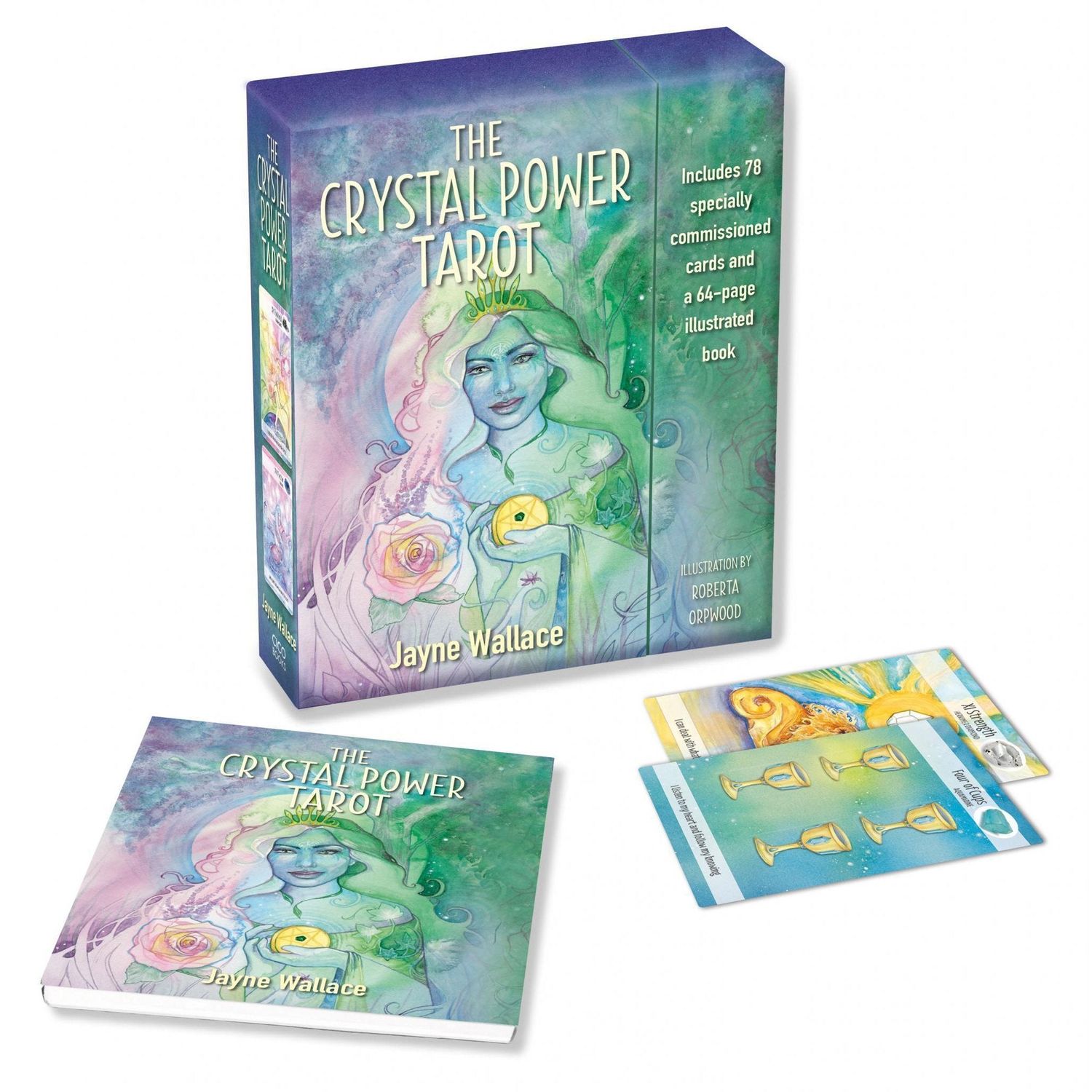 The Crystal Power Tarot by Jayne Wallace, SKU SS-4, UPC 6016005063036