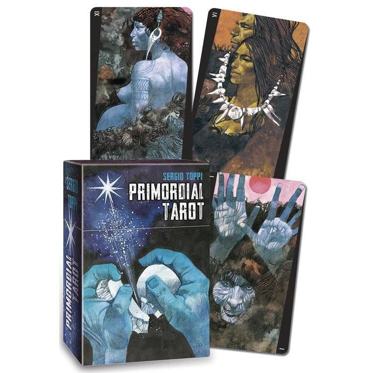 Primordial Tarot by Pietro Alligo, Manfredi Toraldo, Sergio Toppi, SKU LW1403, UPC 6016215346394