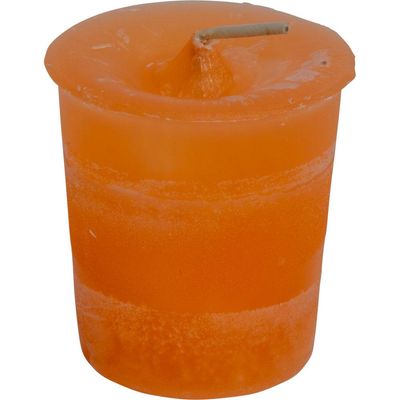Compassion Herbal Reiki Charged Votive Candle - Peach, SKU KH-81522-D18, UPC 6016204195170