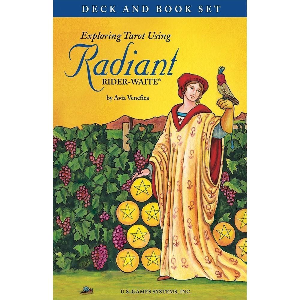 Exploring Tarot Using Radiant Rider-Waite Tarot Deck &amp; Book Set by Avia Venefica, SKU UG-RRS99, UPC…