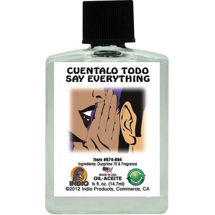 1/2 oz Indio Oil - Say Everything, SKU WP-674-894, UPC 6016201721709
