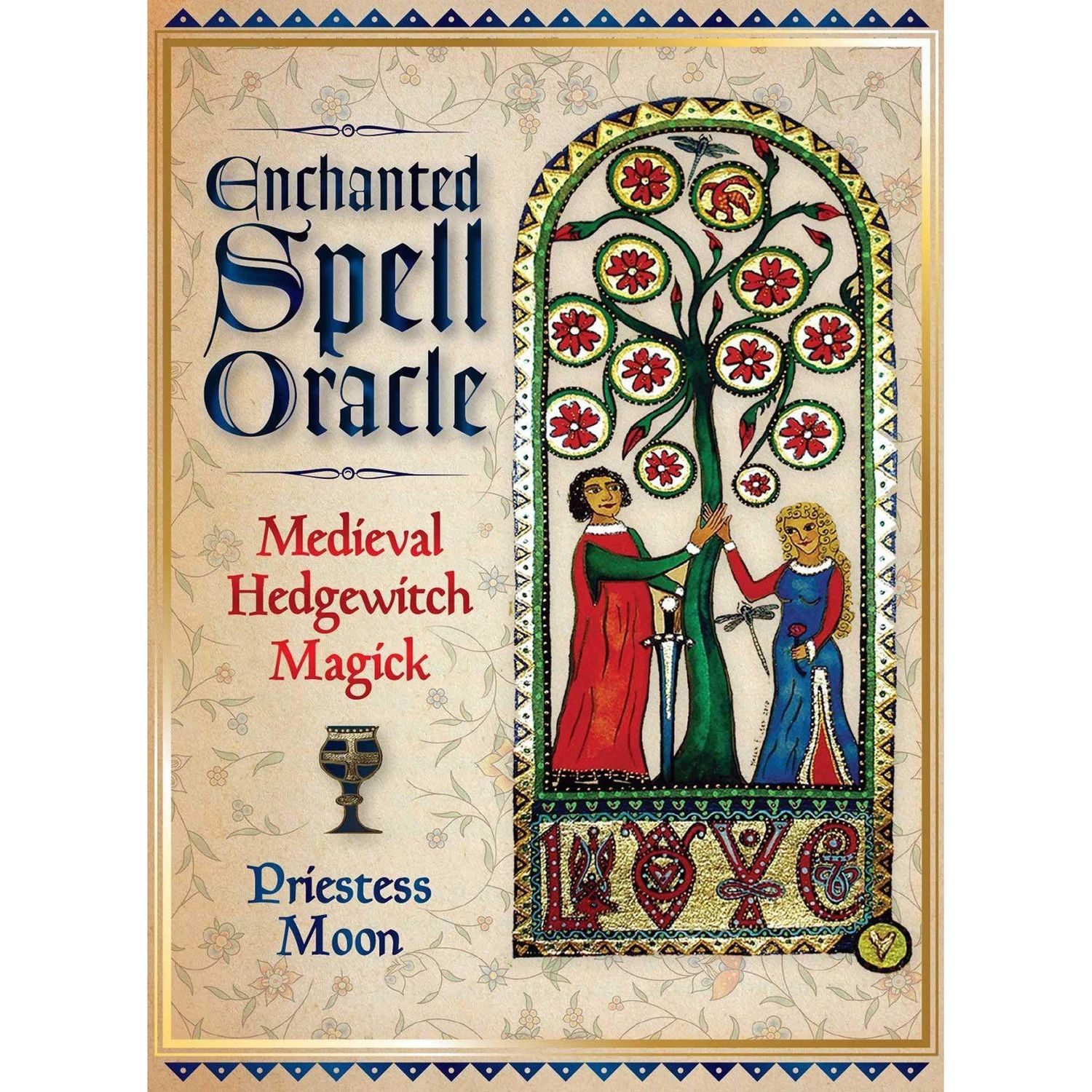 Enchanted Spell Oracle: Medieval Hedgewitch Magick by Priestess Moon, SKU RP-74, UPC 6016200784798