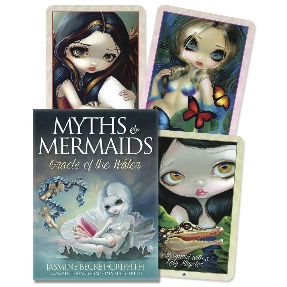 Myths &amp; Mermaids Oracle by Amber Logan, Kachina Mickeletto, Jasmine Becket-Griffith, SKU LW862, UPC…