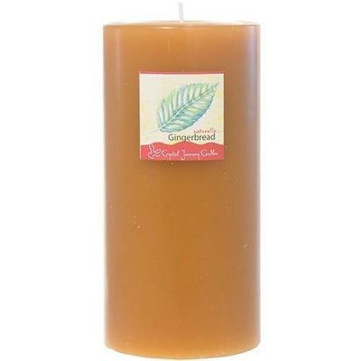 Traditional 3&quot; x 6&quot; Pillar Candle - Gingerbread, SKU CJ-TK992, UPC 6016209516598