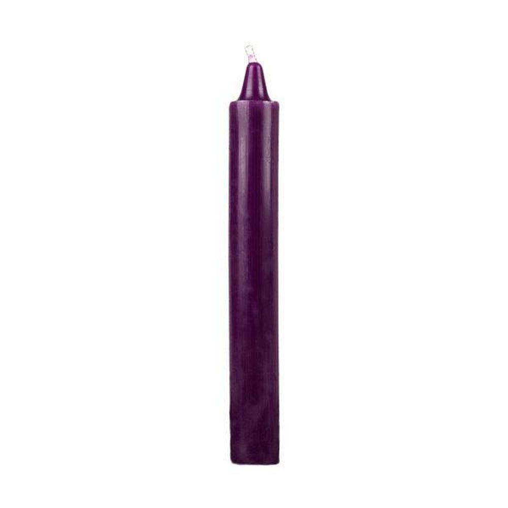 6&quot; Purple Taper Candle, SKU RM-9123, UPC 6016200726712