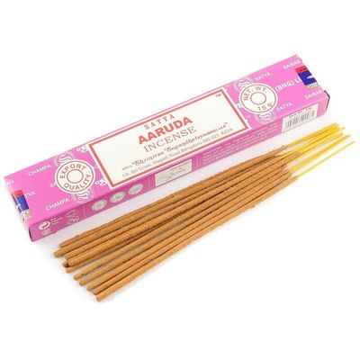 Aruda Satya Incense Sticks 15 gram, SKU SAR15, UPC 700317033929