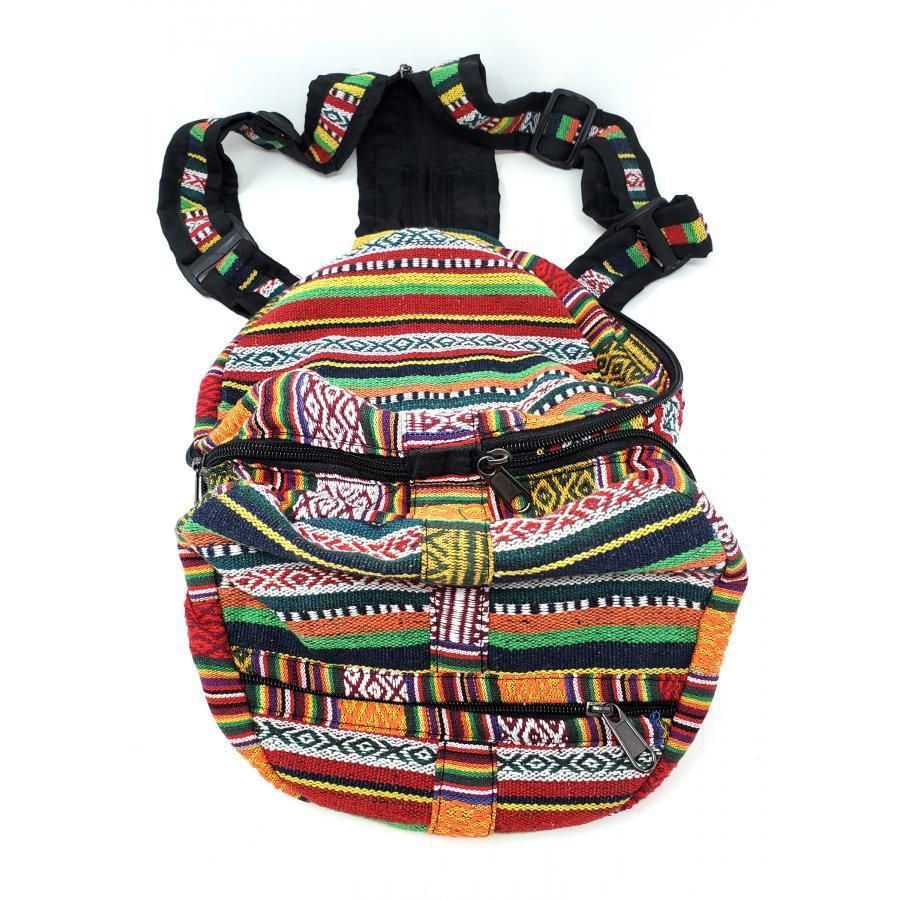 Tibetan Heart Shape Folding Backpack, SKU NB20, UPC 6016212630663