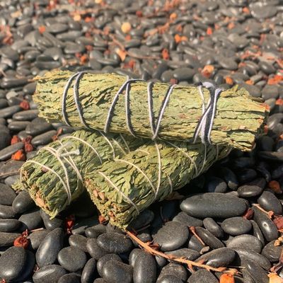 4&quot; Cedar Smudge Stick (3 Pack), SKU N01-33-CSW3P, UPC 6016221512523
